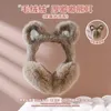 Cute Bear Ear Warmers Earmuffs for Women Winter Cycling Antifreeze Ear covers for Winter Students Thickened Ear Bags240125