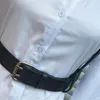 Cinture Moda Punk Harajuku Body Bondage Giarrettiere Gabbia in ecopelle Sculpting Harness Cintura Cinghie Bretelle