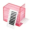 Makeup Brushes 5 Layers Transparent Eyelash Box Acrylic Lash Pallet Holder False