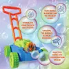 Bubble Lawn Mower for Toddlers Kids Blower Maker Machine Summer Outdoor Backyard Toys Preschool Baby Boys Girls 240202