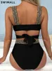 Damesbadmode Twist Hoge Taille Bikini-badpak Dames Push-up Tweedelige set Strandkleding Badpak Vrouwelijke zwemmer Biquini