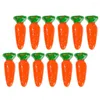Decorazioni da giardino 12 pezzi Micro paesaggio carota arredamento da cortile carote artificiali simulazione verdura carino arredamento da cucina resina finta