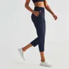Lu Align Woman byxa Kvinnors ersättare labb stretch vävd vandring löpande byxor set jogger citron lady gry sport flickor