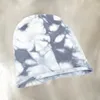 Ball Caps 2024 Knitted Hat Contrast Color Tie Dyed Trendy Winter Warm Hip Hop Outdoor For Men And Women