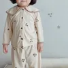 Kläder sätter 1-5t småbarn barn baby flickor kläder set blommor tryck topp byxdräkt bomull pyjamas spädbarn hemkläder casual barns pj