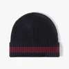 Berets Block Color Women's Hat Fashion Skullies & Beanies Autumn Winter Outdoor Warm Thick Hair Knitted Caps For Men