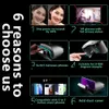3D Hjälm Virtual Reality VR-glasögon för 5 till 7 tum smartphones 3D-glasögon Stöd 0-800 Myopia VR-headset för mobiltelefon 240126