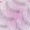 Cílios Postiços Coreano Menina Grupo U Tipo Handmade Transparente Haste Fina Suave Natural Mink Eye Lashes Maquiagem Atacado