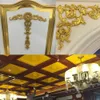 100pcs 24K złoty liść jadalne złote arkusze folii do dekoracji ciasta żywnościowego rzemiosło papierowy dom