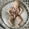 22inch Reborn Doll Kit Alexis Sleeping Baby Girl Unpainted DIY Parts 240119