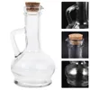 Dinnerware Sets Syrup Dispenser Long Neck Wooden Stopper) 1 Kitchen Supply Castor Small Condiment Bottle Oil Olive Cruet