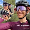 Kapvoe Pochromic Sunglasses Mens Sports Cycling Glasses Women Road Runing Goggles MTB自転車自転車アイウェア240130を運転する