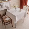 Table Cloth Fabric Knitted Round Dessert Tabl