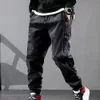 Harem Pants Great Casual Student Trousers Pockets Men Jeans Solid Color for Daily Wear 240124