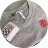 T-shirt pour femmes style célébrité Loewe Luo Yiwei tendance Instagram brodé polo classique pour hommes et femmes même style couple