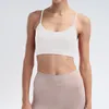 AL Yoga Reggiseni sportivi AIRL Intrigue Reggiseno senza schienale Abbigliamento da yoga Top da donna Cinghie incrociate regolabili Tracolla elastica Gilet sportivo di ventilazione con imbottitura sul petto