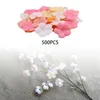 Fleurs décoratives Cherry Blossom Petals Plum 500pcs 3cm Artificiel Mini Silk Petal for Background Wedding Diy Party Bookmark