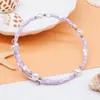 Bracelets porte-bonheur Bracelet de perles blanches d'eau douce naturelles, coquille carrée, ouverture perlée, amour souhait, bijoux pour femmes B80