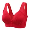 Reggiseni Reggiseno sexy con chiusura frontale da donna Chiusura senza fili per lingerie push up Taglie forti Senza anello in acciaio