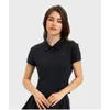 Lu Align Woman ersätter tungvikt Kort ärm Polo bomullstäckningar som kör T -shirt Set Jogger Lemon Lady Gry Sports Girls