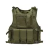 Jaktjackor Plate Carrier Tactical Vest Gear Militär Multifunktionell kombination Viktad väska paintball Swat