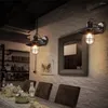 Wall Lamps Vintage Light Iron Cage Glass Lampshade Black Bra / Living Room Coffee Shop Indoor Lighting E27 LED Lights