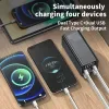 20000 мАч Power Bank Type C PD 65 Вт Быстрая зарядка Powerbank Внешнее зарядное устройство для смартфонов, ноутбуков, планшетов iPhone Xiaomi