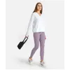 Lu Align-ropa deportiva y de ocio para mujer, sustitutos del sol al aire libre, chaqueta de senderismo, conjunto de protección contra sarpullidos, Jogger Lemon Lady Gry Sports Girls