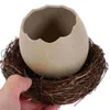 Bowls Of Birds Nest Shaped Ceramic Egg Modeling Dessert Fruit Sauce Bowl
