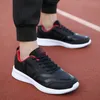 Homens sapatos esportivos de couro tênis ao ar livre à prova dwaterproof água tênis leve atlético tênis tenis masculino esportivo 240125