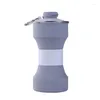 Water Bottles Collapsible Sports Bottle Portable Carry Camping Outdoors Silicone Drinkware Eco-Friendly Health Cup Wholesale J108