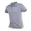 Mens Polo Shirts Summer Quick Dry Short Sleeve Jerseys Polo Short Shirts Man Cotton Polyester Camisa Masculina Blusa Topps 240202