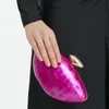 Akrylowa jajka worka sprzęgła designerska impreza wieczorna urocza torebka torebka róży torebka Wysoka jakość 240229
