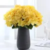 Decorative Flowers Artificial Silk Hydrangea Bouque For Wedding Home Party Living Room Table Decoration Accessories Fake Favors