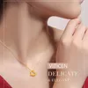 24K Gold Pure Gold Love Heart Sain Cain Women Damskie Prezent Biżuterii dla dziewczyny i żony 18K Gold Naszyjnik Kobieta biżuteria 240119