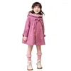 Giacche Mantello per ragazze Addensato Autunno e inverno Cappotto di lana per bambini all'aperto piccolo medio grande Alla moda