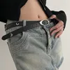 Ceintures Vintage Ceinture Lune Étoile Punk Croissant Décoration Couple Y2k Boucle Métal Gothique Hommes Femmes PU Ceinture En Cuir Jeans Pantalon