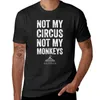 Herrtankstoppar inte mina cirkusmonkeys t-shirt söta svettämnen skjortor grafiska tees bomull