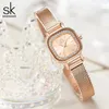 Fashion Watch for Women Luxury Quartz Stainless Steel Wristwatch Valentine's Gift Casual Trip Shopping Clock Rhinestone Dial 240127