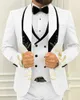 Royal Blue Suits For Men Slim Fit Formal Wedding Tuxedos Fashion Mens Blazer Vest Pants 3 Pieces Business Party Prom Jackets 240118