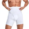 Herren Body Shaper Kompressionsshorts Taillentrainer Bauchkontrolle Boxer Shaping Unterwäsche Flacher Bauchgürtel Body Shaper Silikon US 240126