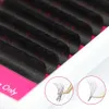 10 brickor/Lot False Mink Eyelash Extension Enskilda silkesögonfransar Maquiagem Cilios för proffs Makeup Volume Lashes 240119