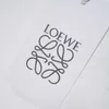 Herr tshirts tidigt på våren nya loewe kortärmad t -shirt med upphöjd travedimensionell brev för både män och kvinnor