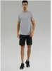 Lu Align Metal Alternatives uomo Vent Tech Ss 2.0 Cover Up T Shirt Running Set Lemon LL Jogger Lu-08 2024