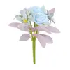 Fleurs décoratives Bouquet artificiel fleur réaliste pour les arrangements de mariage couleur vibrante Simulation d'entretien facile