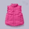 Vestiti per ragazze autunno inverno giacca gilet moda 28 anni versione coreana piumino abbigliamento per bambini di alta qualità 240130
