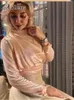 Artsu Elegant Satin Pink Blouse Long Sleeve Bodysuits Tops Women Spring Romper Mujer Ladies Cute Shirts ASJU60703 240127