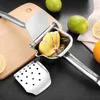 Rostfritt stålfrukter Juicer Squeezer Lemon Manual Citrus Orange Press Machine Drable Kitchen Tool 240130