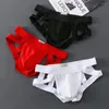 Cuecas gays fashoin jockstrap homens calcinha de cintura baixa jovem lingerie meninos convexo bolsa roupa interior de algodão apertado esportes respirável troncos