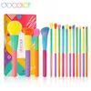 Docolor Buntes Make-up-Pinsel-Set, Kosmetik, Foundation, Puder, Rouge, Lidschatten, Gesicht, Kabuki, Blending, Make-up-Pinsel, Beauty-Tool 240127